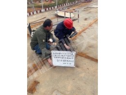 云南，紅河州建水至元陽高速公路土建工程，螞蝗塘匝道鋼箱梁焊縫檢測現(xiàn)場作業(yè)